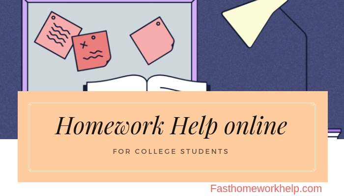 Homework Help Online for college Students